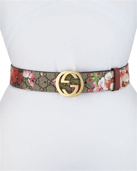 gucci gg blooms belt cheap